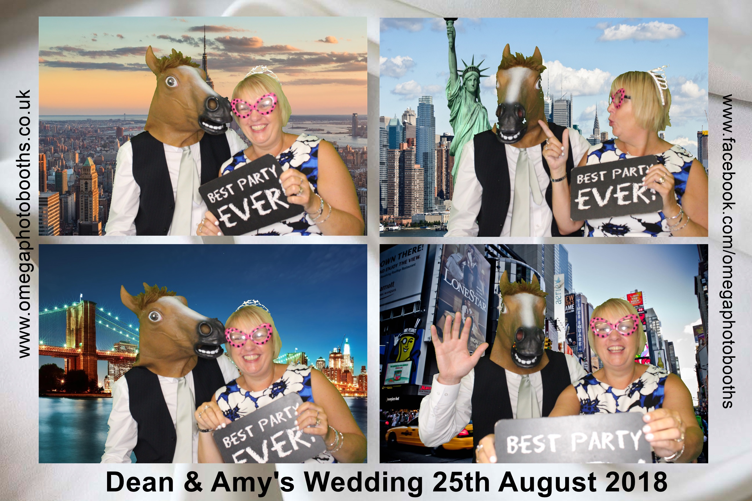 Dean & Amy's Wedding | View more photos from the event at gallery.omegaphotobooths.co.uk/u/Omega-Photobooths/Dean-Amys-Wedding